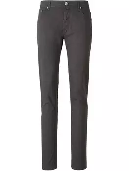 Узкие брюки Jacob Cohn, серый