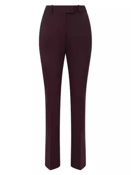 Узкие брюки Jade из смесовой шерсти Reiss, цвет berry