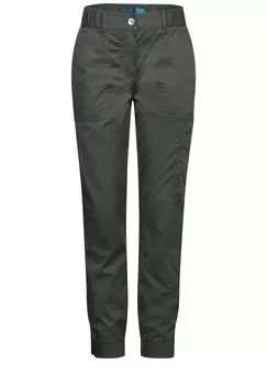 Узкие брюки-карго CECIL, оливковый