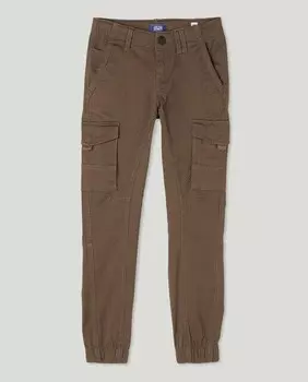 Узкие брюки-карго для мальчика Jack & Jones, светло-коричневый