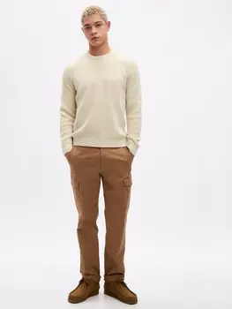 Узкие брюки-карго Gap, коричневый