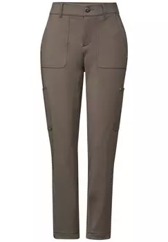 Узкие брюки-карго STREET ONE, коричневый