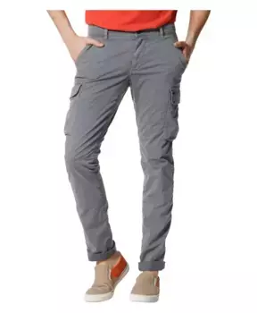 Узкие брюки карго в уникальном чилийском стиле Mason'S, серый