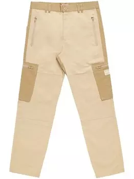 Узкие брюки Kenzo карго, серый