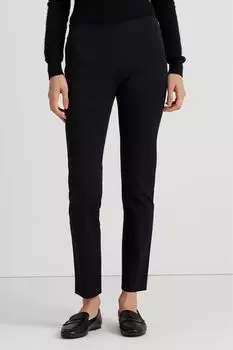 Узкие брюки Keslina из эластичного твила Lauren Ralph Lauren, черный