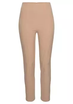 Узкие брюки Lascana, бежевый