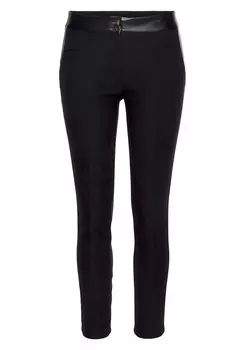 Узкие брюки Lascana, черный