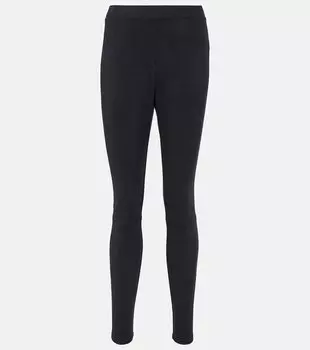 Узкие брюки leisure ebe из искусственной замши Max Mara, синий