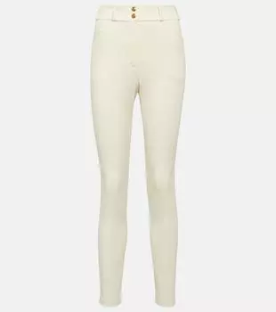 Узкие брюки lucian из смесовой шерсти Loro Piana, коричневый