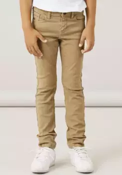 Узкие брюки Name It "NKMTHEO XSLIM TWI PANT 1111-TP NOOS", цвет Kelp