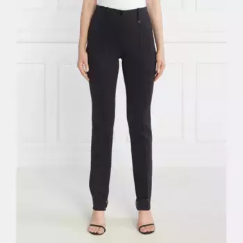 Узкие брюки обычная талия Marc Cain, черный