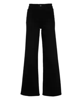 Узкие брюки палаццо Frame, черный