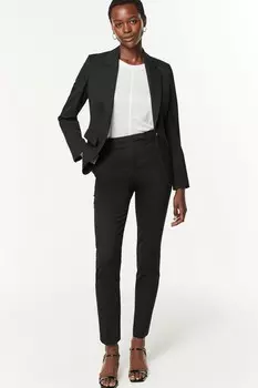 Узкие брюки по фигуре Next, черный