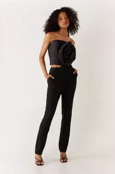 Узкие брюки по индивидуальному заказу Warehouse, черный