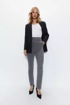 Узкие брюки по индивидуальному заказу Warehouse, серый