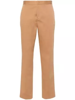 Узкие брюки с декором Monili Fabiana Filippi, коричневый