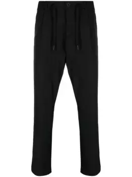Узкие брюки с кулиской Herno, черный