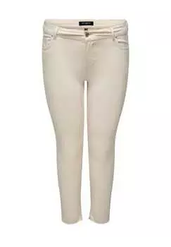 Узкие брюки с пятью карманами Only Carmakoma, экрю