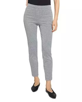 Узкие брюки с высокой талией в контрастной расцветке Multi Theory, серый