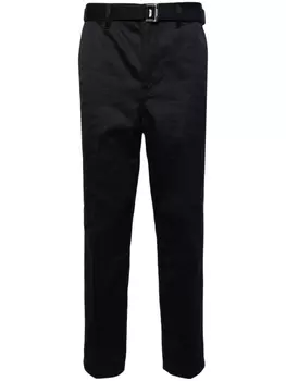 Узкие брюки с заниженной талией sacai, синий