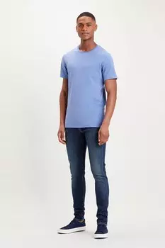 Узкие брюки с зауженными штанинами Levi's, синий
