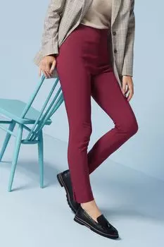 Узкие брюки с завышенной талией Next, красный