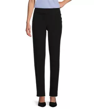 Узкие брюки Sailor с плоской передней частью Kasper Fly, черный