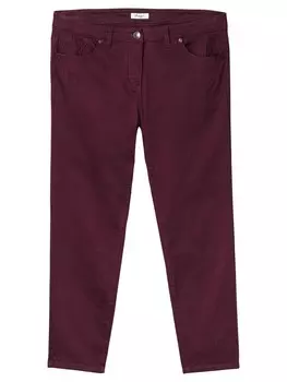 Узкие брюки Sheego, бордо