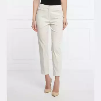 Узкие брюки-сигареты Cecco Max Mara, экрю