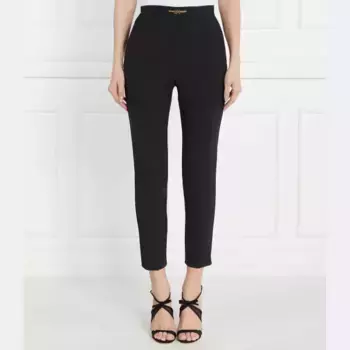 Узкие брюки-сигареты Elisabetta Franchi, черный