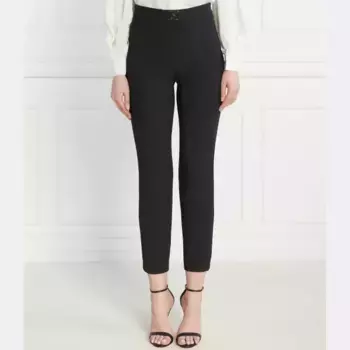 Узкие брюки-сигареты Elisabetta Franchi, черный