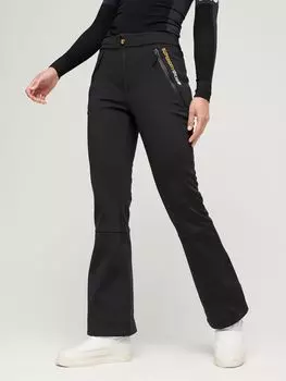 Узкие брюки Ski Softshell Superdry, черный