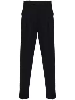 Узкие брюки со складками PT Torino, синий