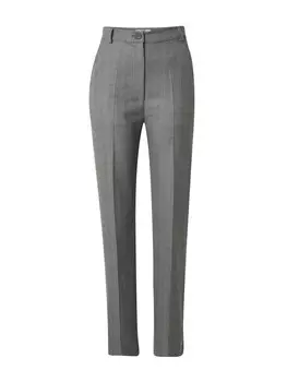 Узкие брюки со складками RRE by Lorena Rae Kim, цвет Grey/Dark grey