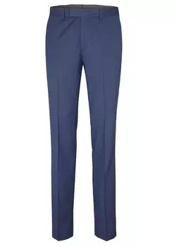Узкие брюки со складками s.Oliver BLACK LABEL Cesano, морской синий