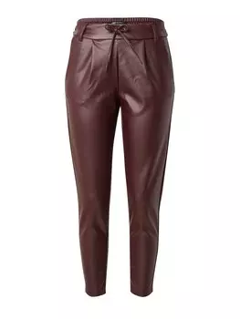 Узкие брюки со складками спереди Only POPTRASH, бордо