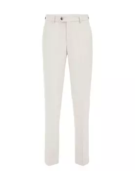 Узкие брюки со складками WE Fashion, экрю