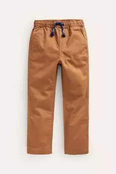 Узкие брюки стринги Boden, коричневый