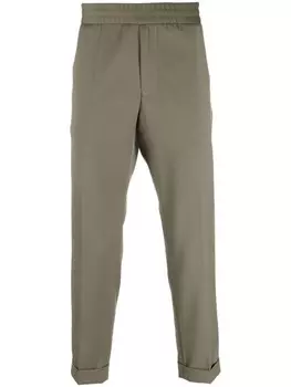 Узкие брюки Terry со складками Filippa K, зеленый