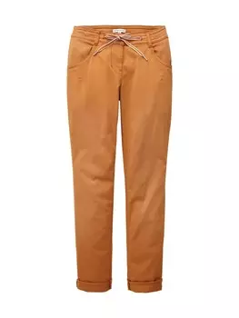 Узкие брюки Tom Tailor, коньяк