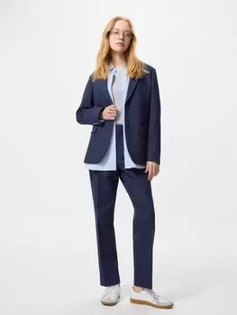 Узкие брюки Uniqlo, синий