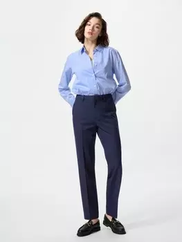 Узкие брюки Uniqlo, синий