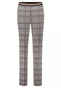 Узкие брюки в клетку Betty Barclay, серый