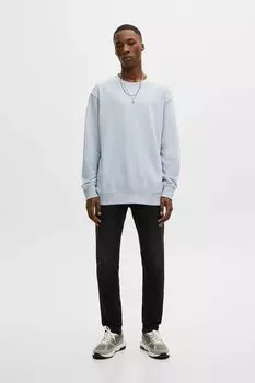 Узкие черные джинсы PULL&amp;BEAR