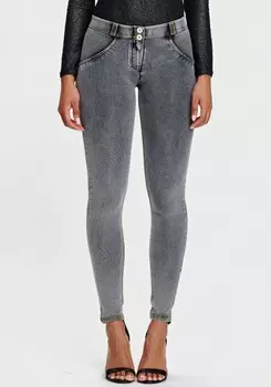 Узкие джеггинсы Freddy, светло-серый