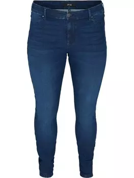 Узкие джеггинсы Zizzi, темно-синий