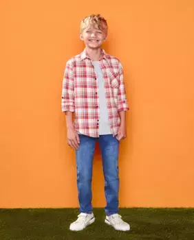 Узкие джинсовые брюки для мальчика Kids El Corte Ingls, индиго