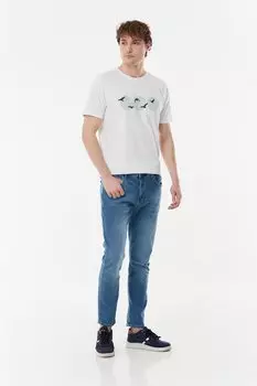 Узкие джинсовые брюки Fullamoda, синий