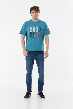 Узкие джинсовые брюки Fullamoda, темно-синий