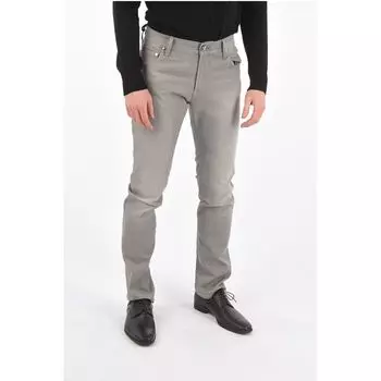 Узкие джинсовые брюки с 5 карманами ID Corneliani, Gray